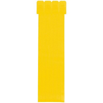 Набор закладок для книг 7×370мм (ляссе с клеевым краем), ArtSpace, 08 шт., желтый