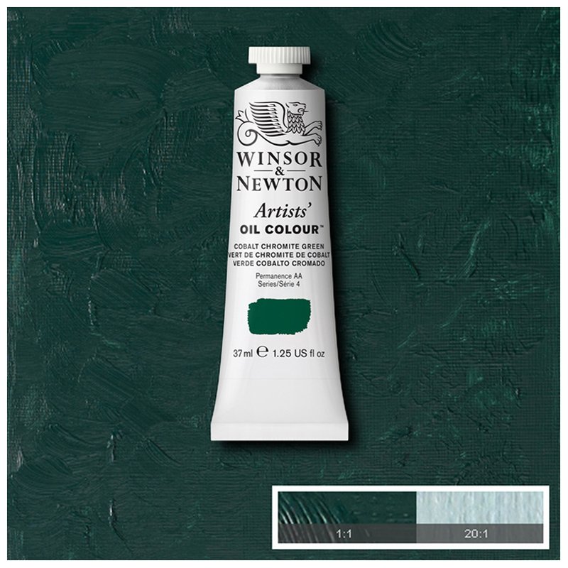 Краска масляная профессиональная Winsor&Newton «Artists' Oil», кобальт зеленый хром