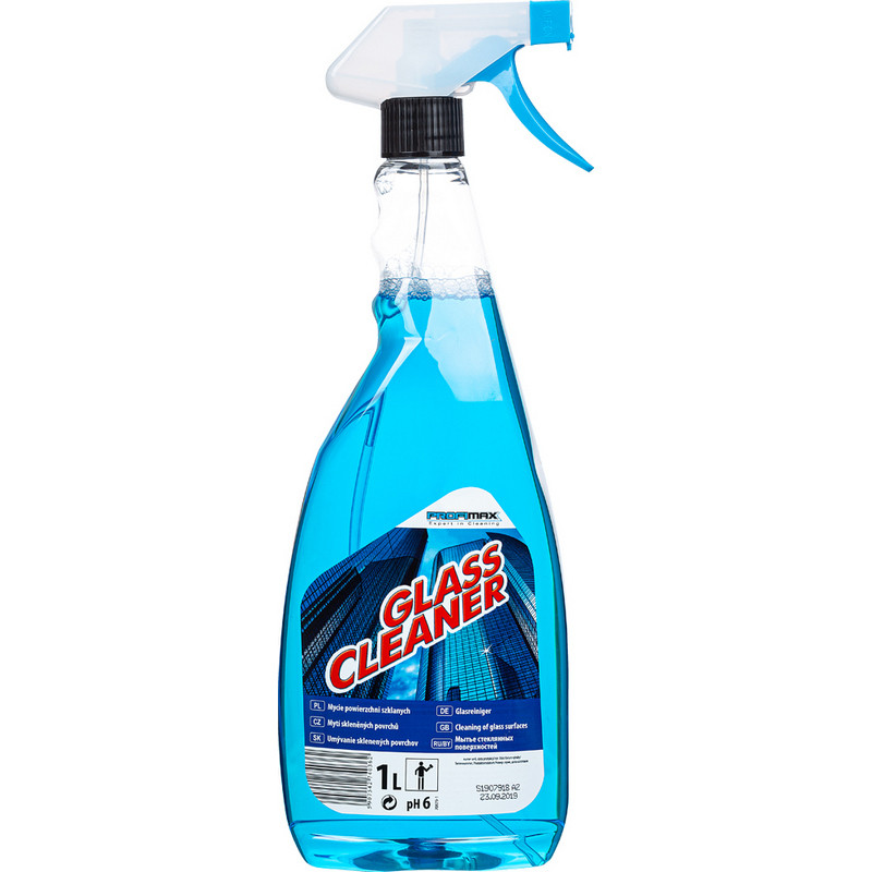 превью Профессиональное чистящее средство для стекол и зеркал Lakma Profimax Glass Cleaner 1 л