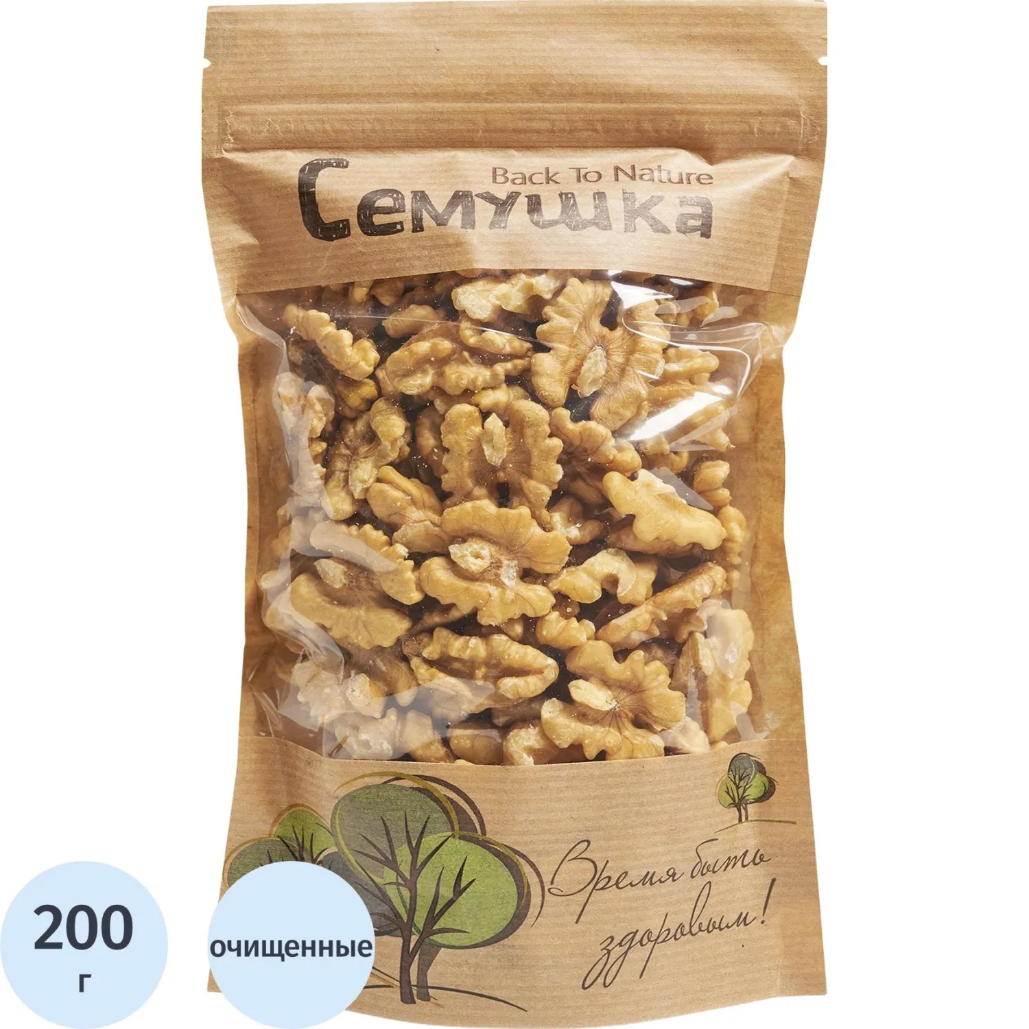 Грецкий орех Семушка очищенный 200 г
