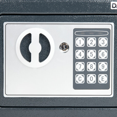 Сейф мебельный DASWERK SC-170EL (170×230х170 мм), электронный замок, графит