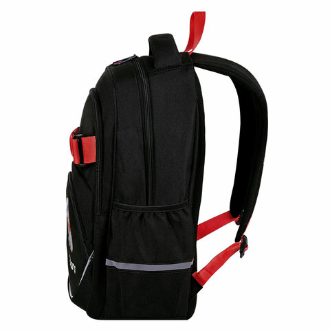 Рюкзак BRAUBERG MOTION, 2 отделения, 3 кармана, «Calm capy», СВЕТЯЩИЙСЯ, 41×28х17 см