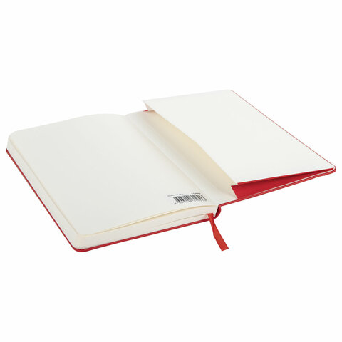 Блокнот-скетчбук А5 (130×210 мм), BRAUBERG ULTRA, балакрон, 80 г/м2, 96 л., без линовки, красный