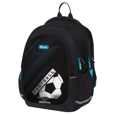 Рюкзак Först F-Cute «Football» 37×29×17см, 3 отделения, 2 кармана, анатомическая спинка