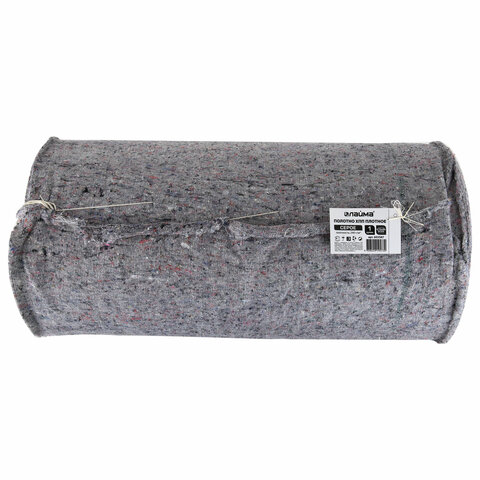 Полотно техническое ХПП ПЛОТНОЕ, серое, 0.75×50 м, 240 г/м2, шаг 2.5 мм, уборка/обтирка, «Премиум» ЛАЙМА