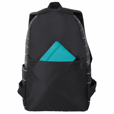 Рюкзак BRAUBERG POSITIVE универсальный, карман-антивор, «Checkered», 42×28х14 см