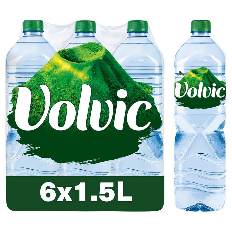 превью Вода минеральная Volvic негазированная 1.5 л (6 штук в упаковке)