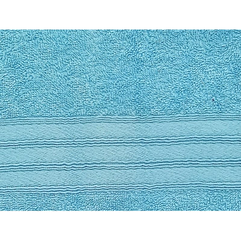 Полотенце махровое 35×70 см 400 г/кв. м голубое