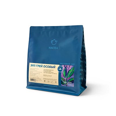 Чай листовой NIKTEA «Эрл Грей Особый» черный с бергамотом 250 г