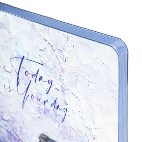 Блокнот А5 (143×210 мм), BRAUBERG VISTA «Ballet», под кожу, гибкий, 80 л. 