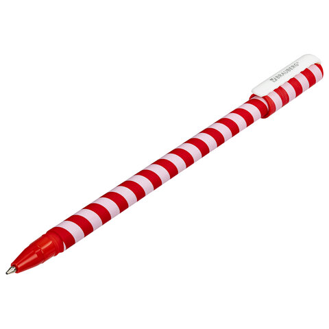 Ручка шариковая BRAUBERG SOFT TOUCH STICK «TWIST», СИНЯЯ, мягкое покрытие, узел 0.7 мм