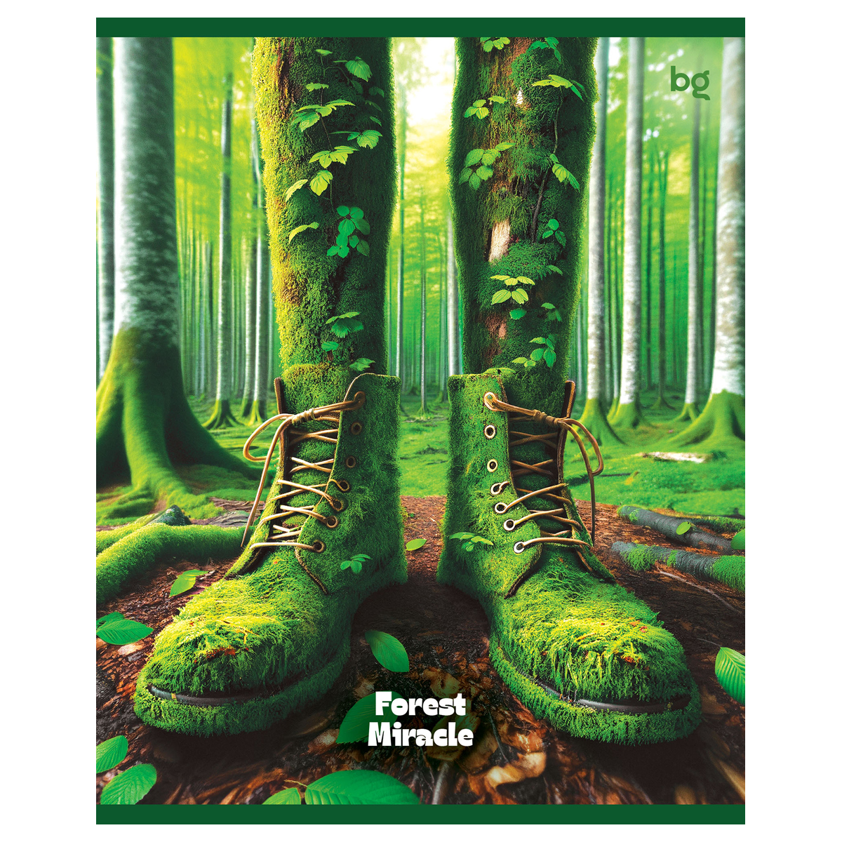 Тетрадь 96л., А5, линия BG «Forest miracle», эконом