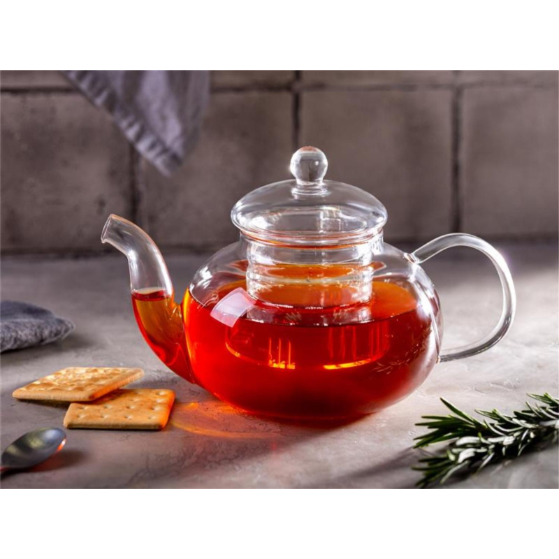Чайник заварочный AROMA, объем:850 мл (боросиликатное стекло)008246