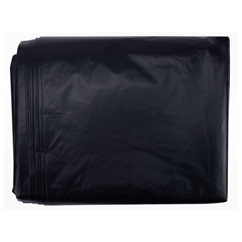 Мешки для мусора 240 лчерныев пласте 50 штуксверхпрочныеПВД 80 мкм90×120 смLAIMA702682