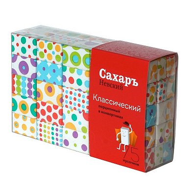 Сахар порционный кусковой белый 420 г