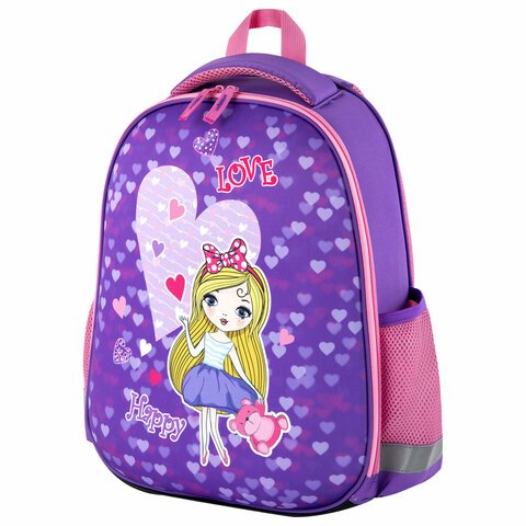 превью Ранец ПИФАГОР EVA BASIC, 1 отделение, «Fancy girl», 39×30х16 см