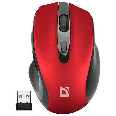 Мышь беспроводная DEFENDER Prime MB-053, USB, 5 кнопок+1 колесо-кнопка, оптическая, к