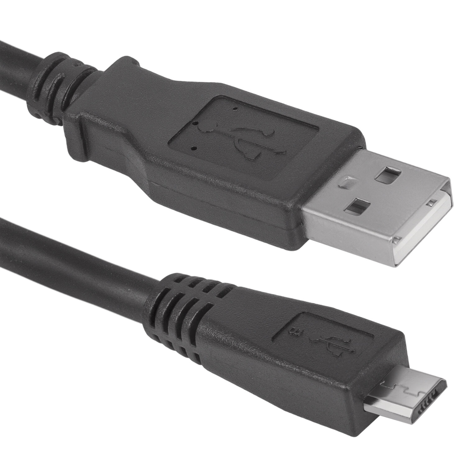 Зарядное устройство сетевое (220 В) DEFENDER UPC-21, кабель microUSB 1 м, выходной ток 2.1 А, черное