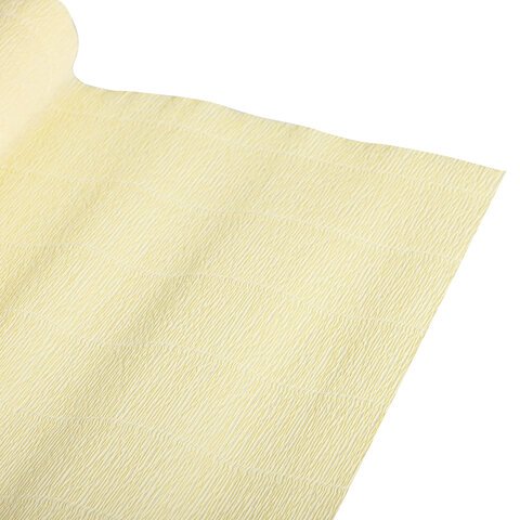 Бумага гофрированная (ИТАЛИЯ) 180 г/м2, кремовая (17a1), 50×250 см, BRAUBERG FLORE