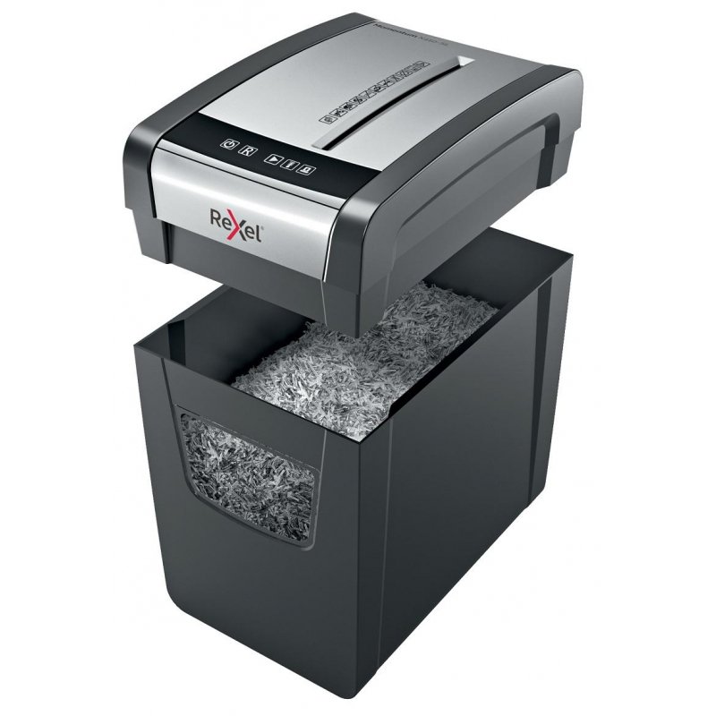Уничтожитель (шредер) Rexel Momentum X410-SL, 1-3 человека, 4 уровень секретности, фрагменты 4×28 мм, 10 листов, 23 л