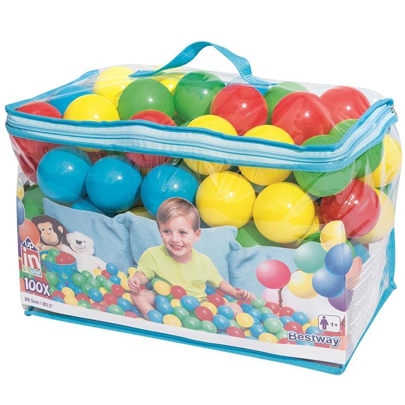 Шарики для игр, 100шт/уп, 6.5см, Bestway 52027, 003754