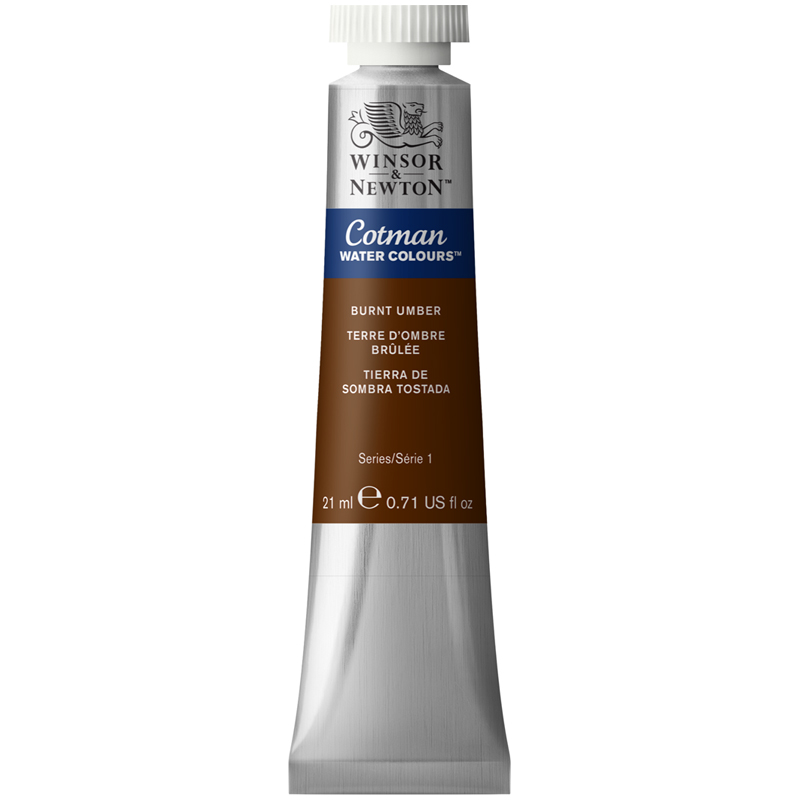 превью Акварель художественная Winsor&Newton «Cotman», 21мл, туба, жженая умбра