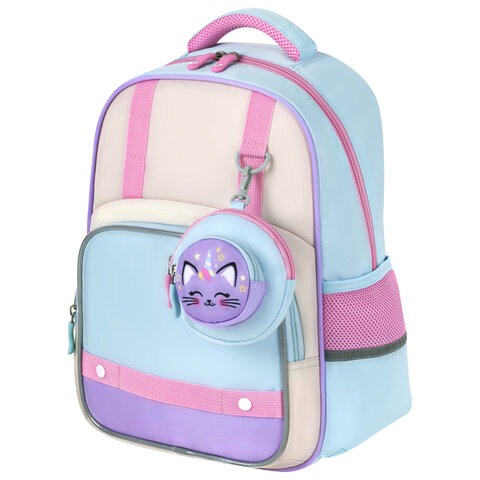 превью Рюкзак BRAUBERG KIDS MODE с кошельком в комплекте, 1 отделение, «Little sweetie», 39×28×15 см