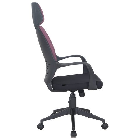Кресло офисное BRABIX PREMIUM «Galaxy EX-519», ткань, черное/терракотовое