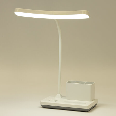 Настольная лампа / светильник беспроводная SONNEN PT-301, органайзер, USB, LED, 4 Вт, 3 режима