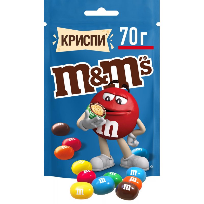 превью Драже M&M`s Криспи с шоколадом 70 г