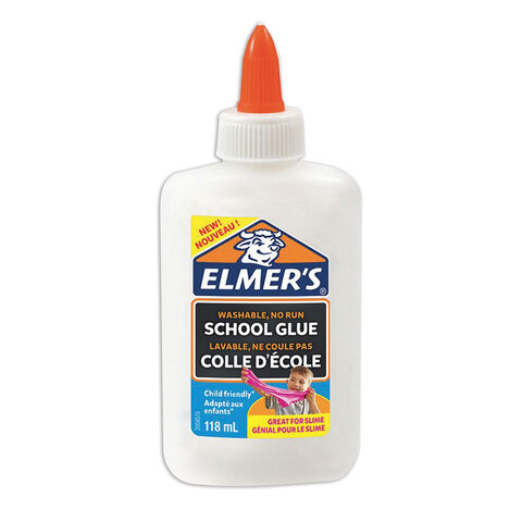 превью Клей для слаймов ПВА ELMERS «School Glue», 118 мл (1 слайм), 2079101