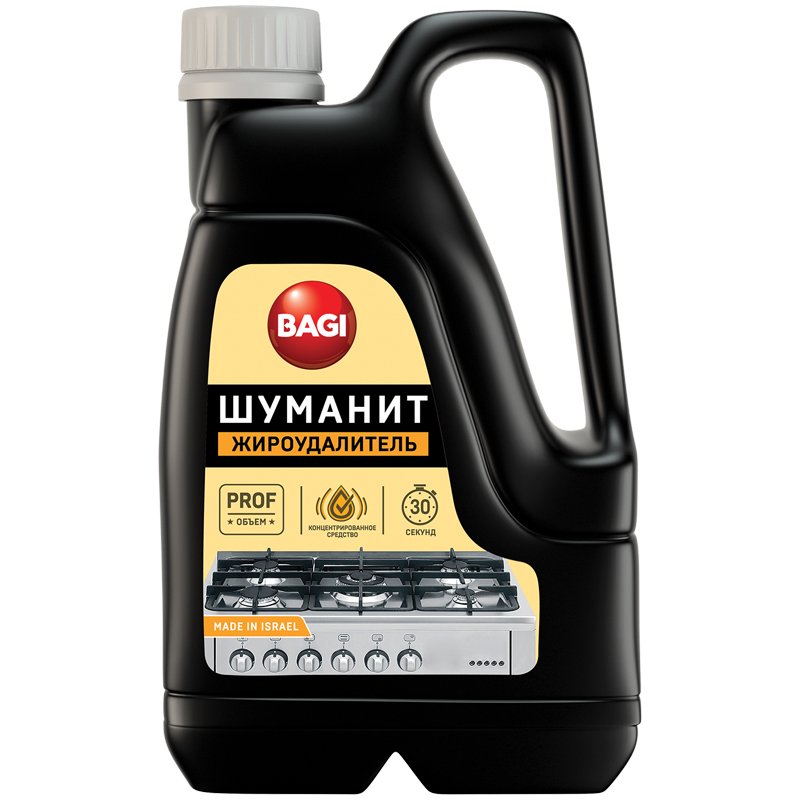 Средство для чистки плит ШУМАНИТ жидкость д/удаления жиров 3л BAGI