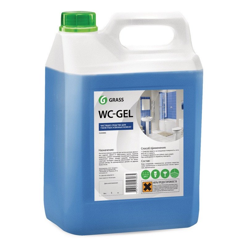 Профессиональное средство для сантехники Grass WC-Gel 5.3 кг (артикул производителя 125203)
