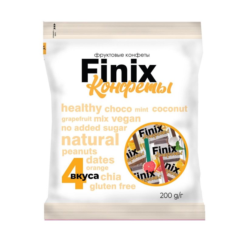превью Конфеты фруктовые Finix Candy Микс ассорти 200 г