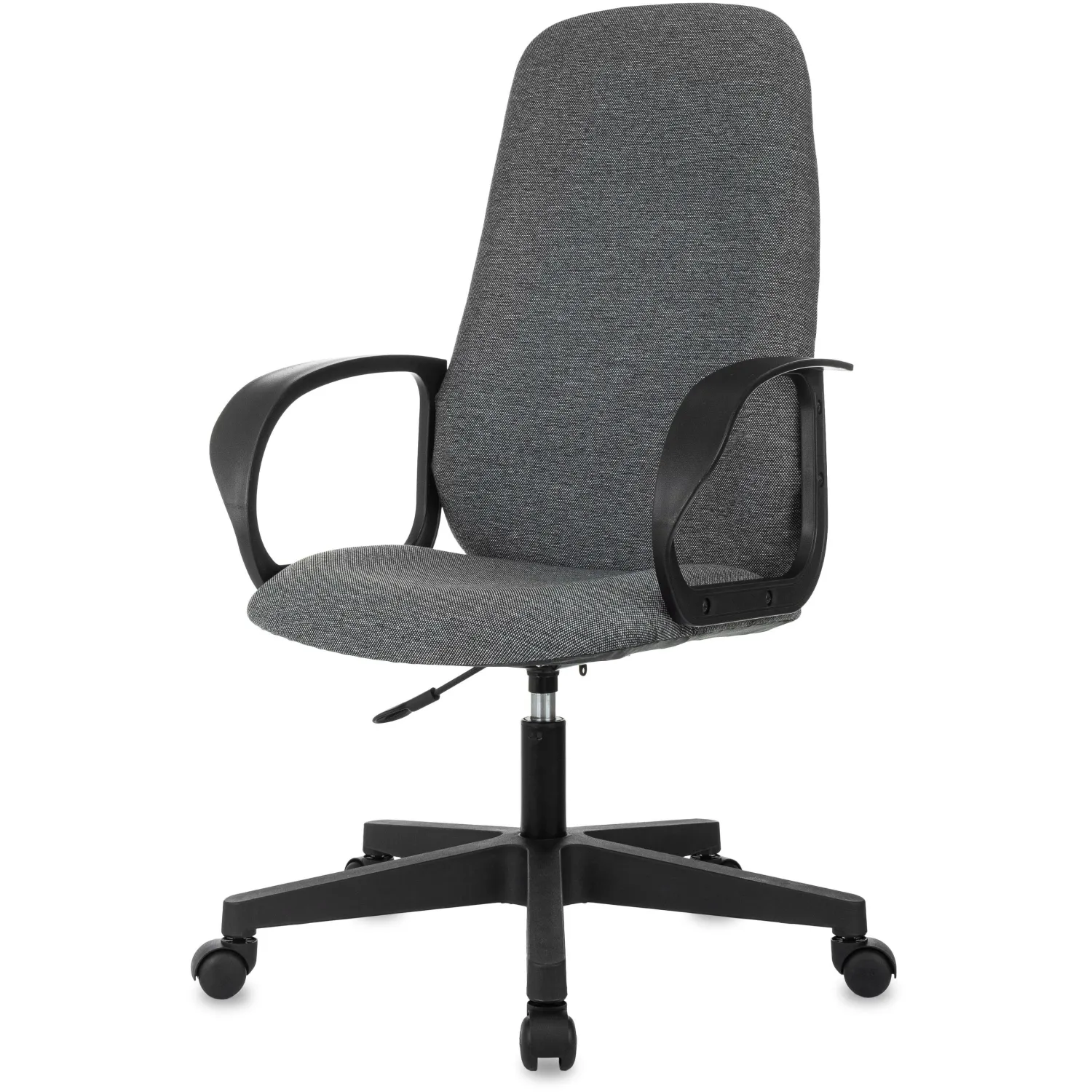 превью Кресло для руководителя Комус Мебель (Easy Chair) 660 серое (ткань, пластик)