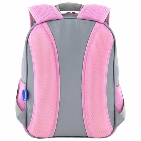 Рюкзак BRAUBERG OPTIMA, 2 отделения, с брелоком, «Curious bunny», 36×27х18 см