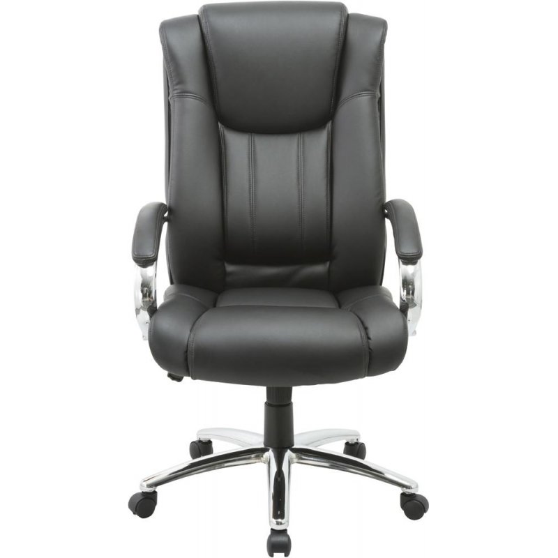 Кресло для руководителя Easy Chair 561 TR черное (рециклированная кожа/металл)