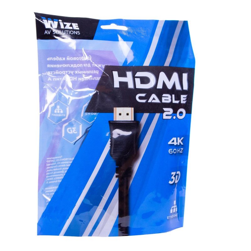 Кабель Wize HDMI-HDMI M/M 0.5 метра C-HM-HM-0.5M