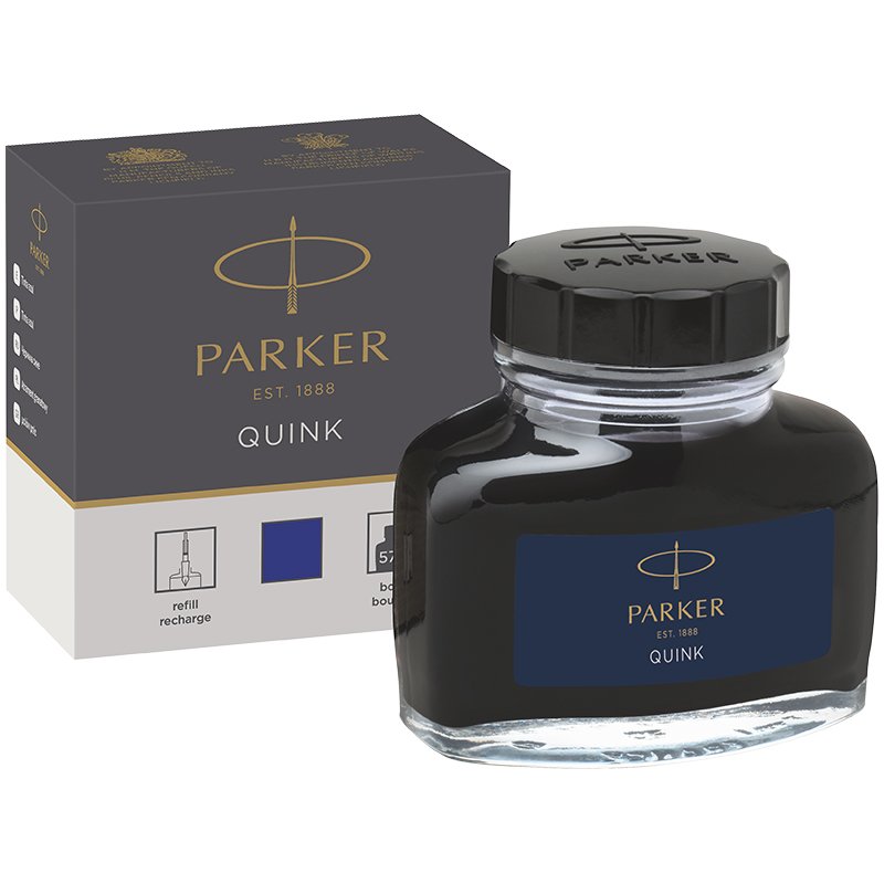 Чернила Parker Quink синие 57 мл (в стеклянном флаконе)