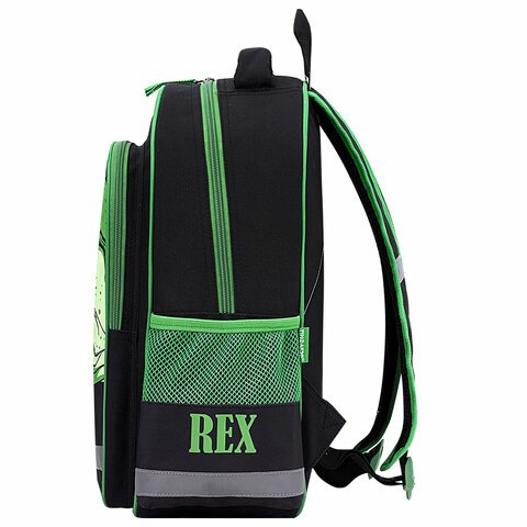 Рюкзак ПИФАГОР SCHOOL, 1 отделение, 3 кармана, «Dino roar», 38×28×14 см