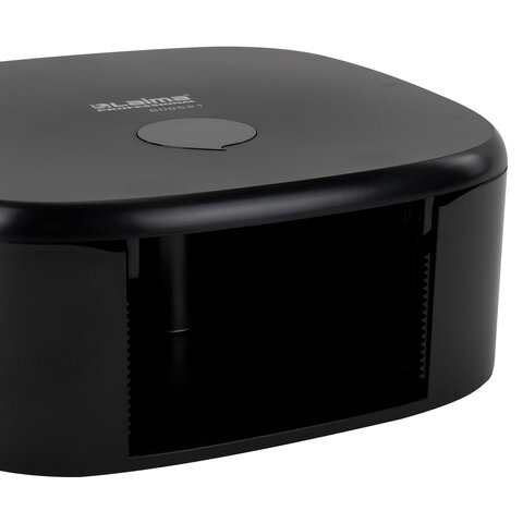 Диспенсер для туалетной бумаги LAIMA PROFESSIONAL PREMIUM BLACK (Система T2), малый, черный, ABS-пластик