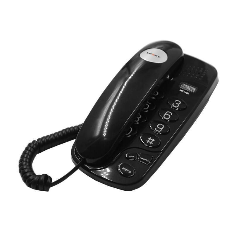 Телефон проводной TeXet TX-238 черный арт. 1238259 - купить в Москве ...