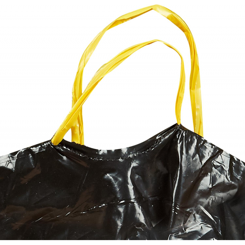 Мешки для мусора ПВД 35л 25мкм 10шт/рул черн50×58см, Стандарт, с завязк