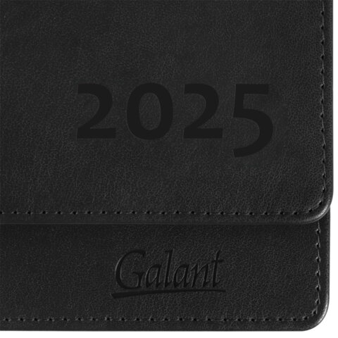 Планинг датированный 2025 305×140 мм GALANT «Ritter», под кожу, черный