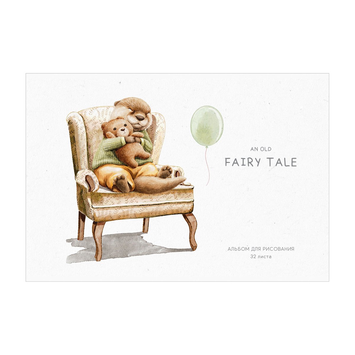 Альбом для рисования 32л., А4, на скрепке BG «Fairy tale»