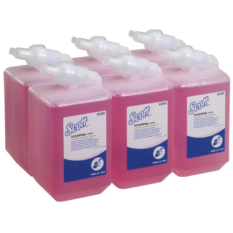 Картридж с мылом-пеной Kimberly Clark Scott Everyday Use 6340 1 л (6 штук в упаковке)