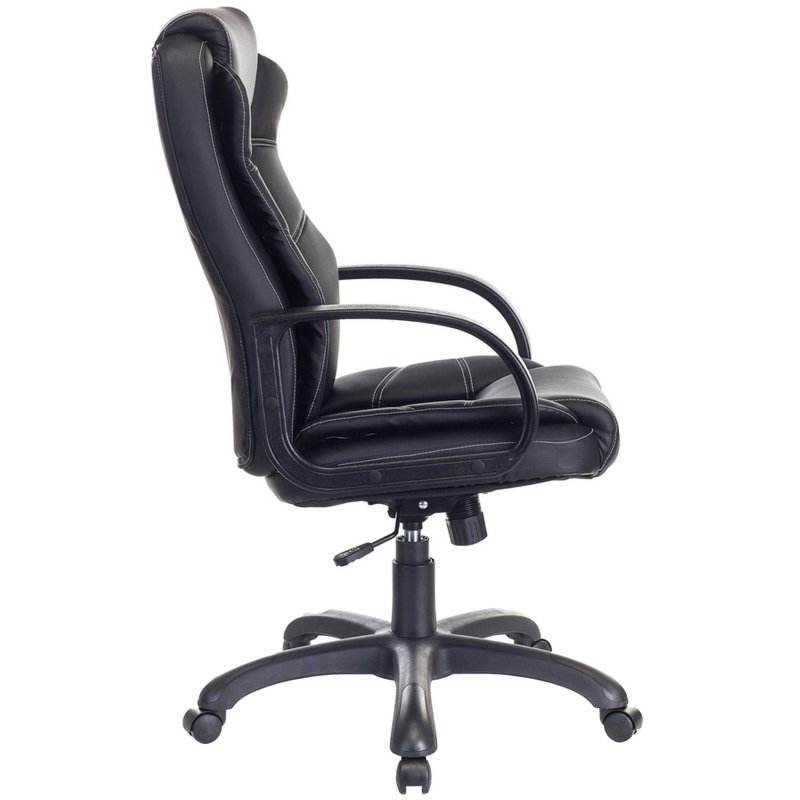 Кресло VB_Бюрократ для руковод CH-839 черный Leather Black эко. кожа пластик