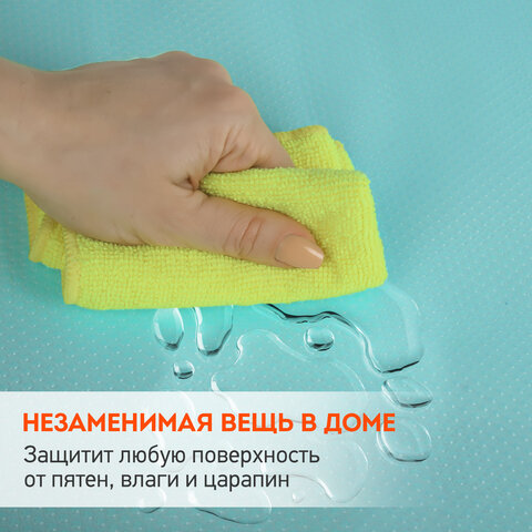 Коврики универсальные 6 шт., 30×45 см, для холодильника, полок, сервировки, бирюзовый, DASWERK