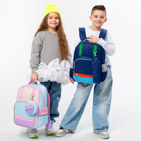 Рюкзак BRAUBERG KIDS MODE с кошельком в комплекте, 1 отделение, «Little sweetie», 39×28×15 см