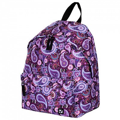 Рюкзак BRAUBERG B-HB1610 для старшеклассников/студентов/молодежи, разноцветный инди, плотное дно, 41?32?14 см